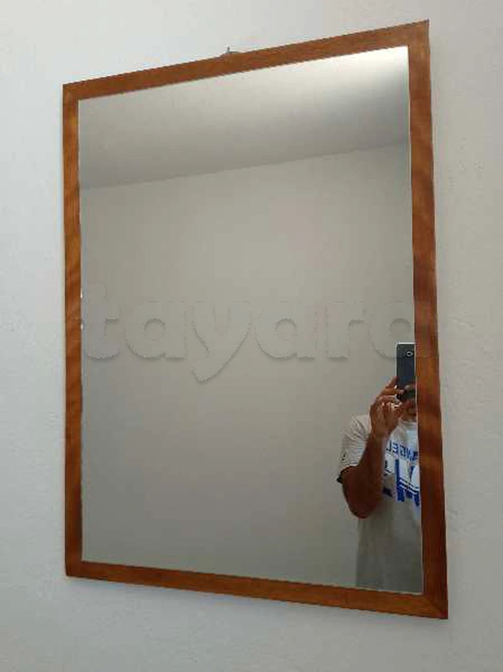 miroir en bois (dimensions 82/59 cm)