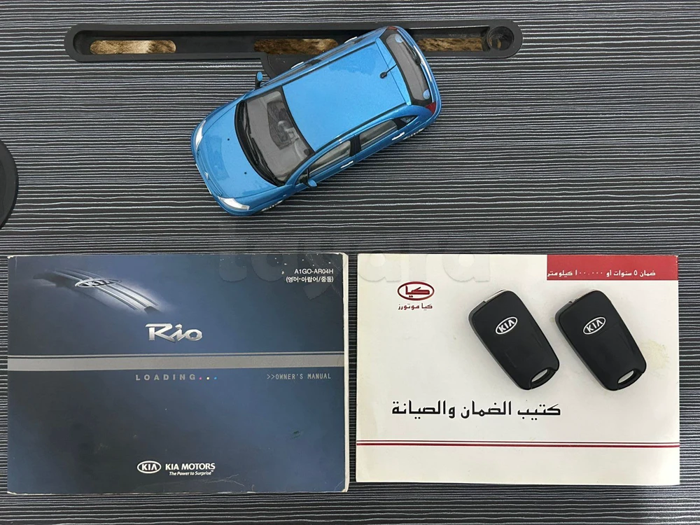 Carte voiture Kia Rio