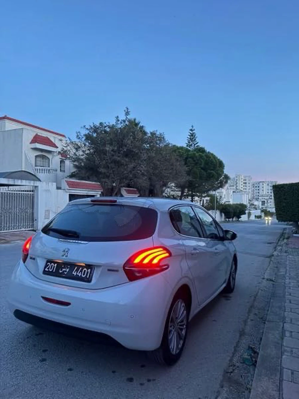 Carte voiture Peugeot 208