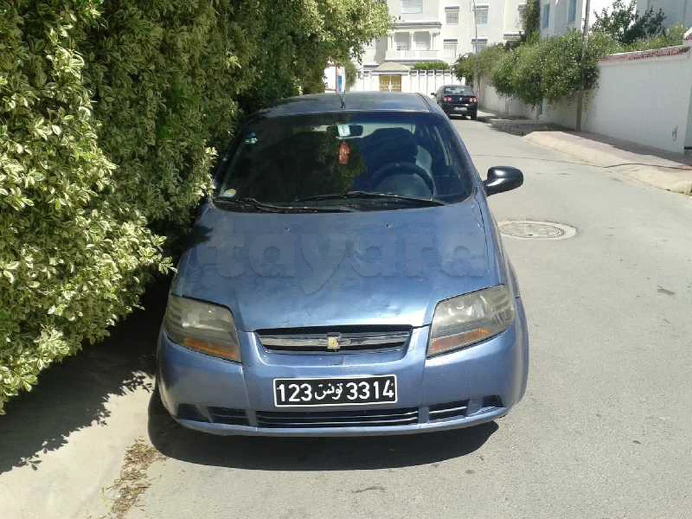 Carte voiture Chevrolet Aveo