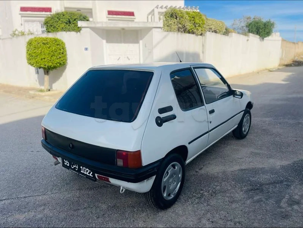 Carte voiture Peugeot 205