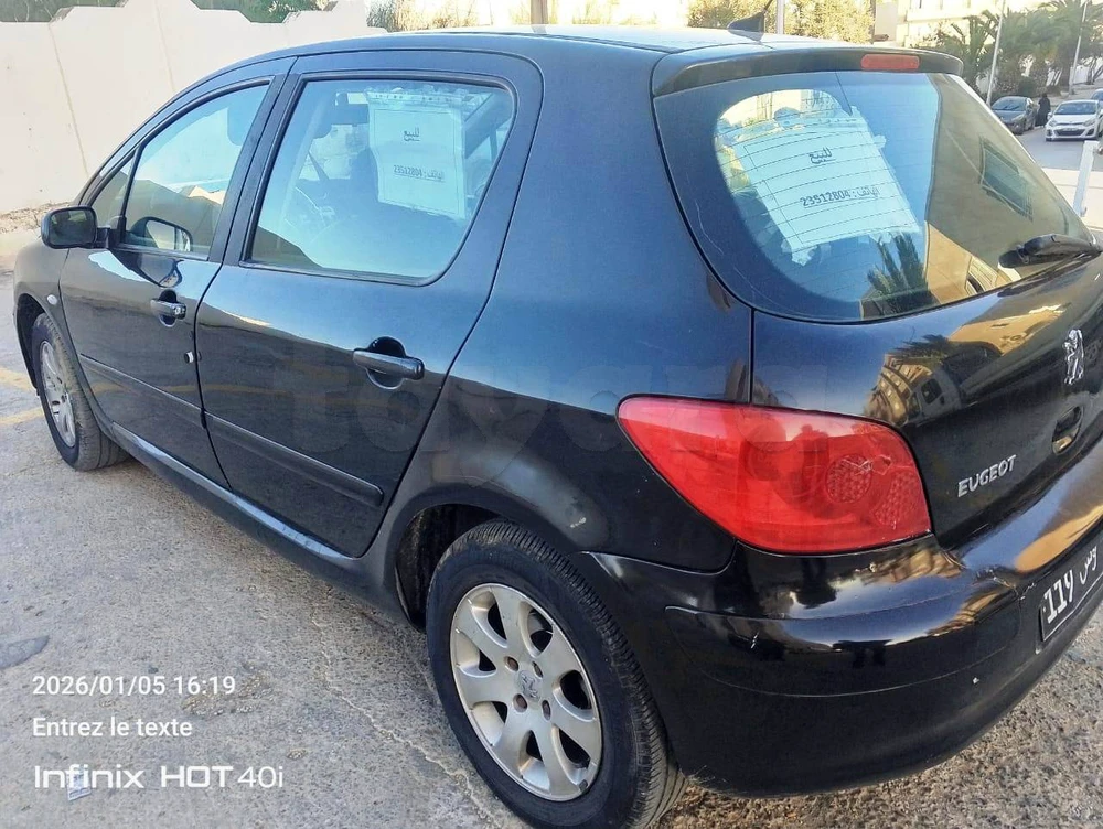 Carte voiture Peugeot 307