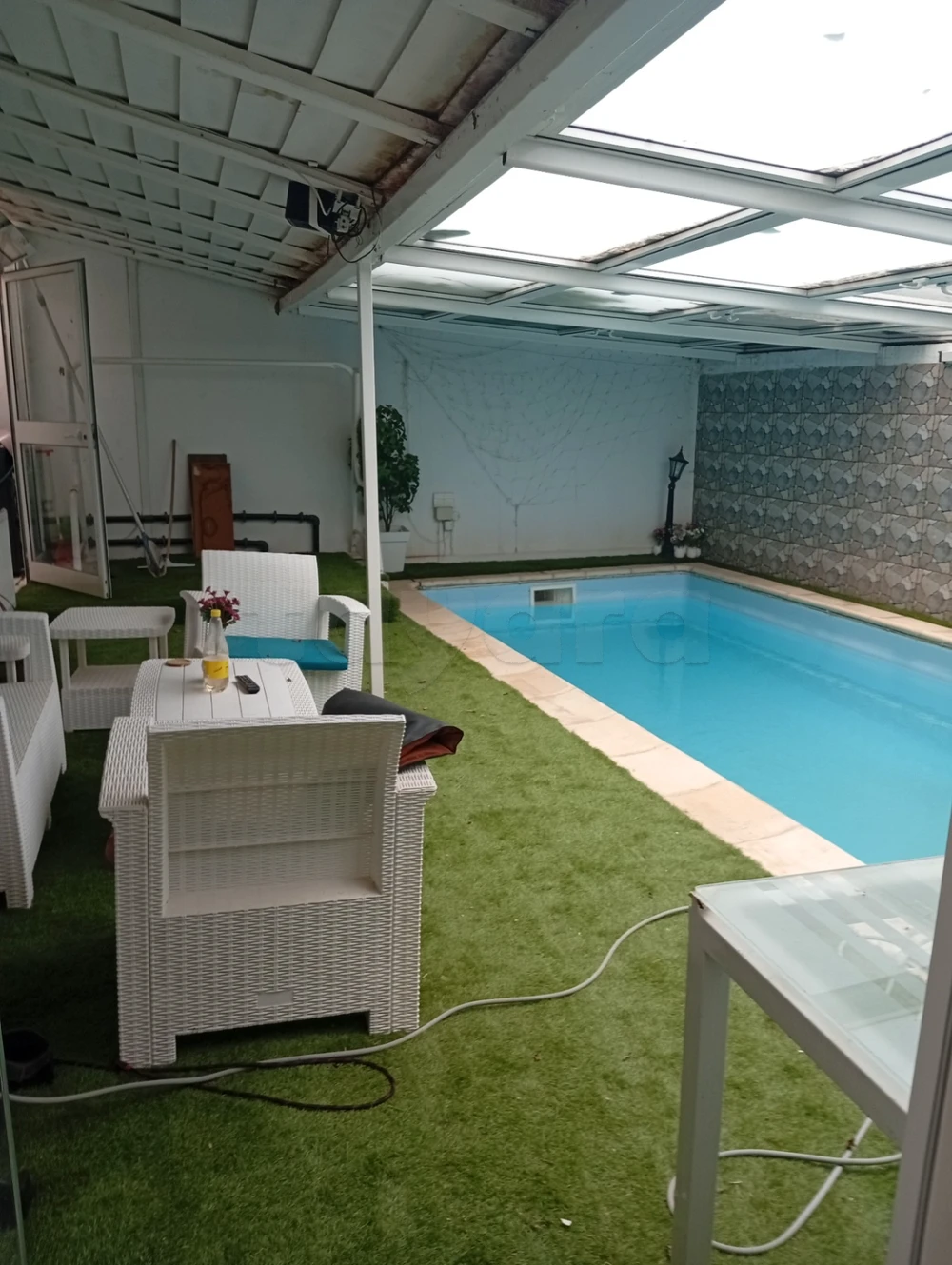 vente ennasr s+2 rez de jardin piscine