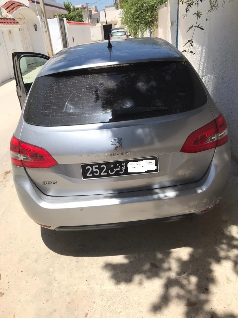 Carte voiture Peugeot 308
