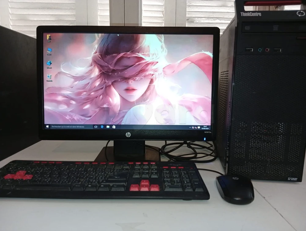 PC DE BUREAU COMPLET LENOVO THINKCENTRE (i3-3eme / 8 Go RAM / 500 Go)