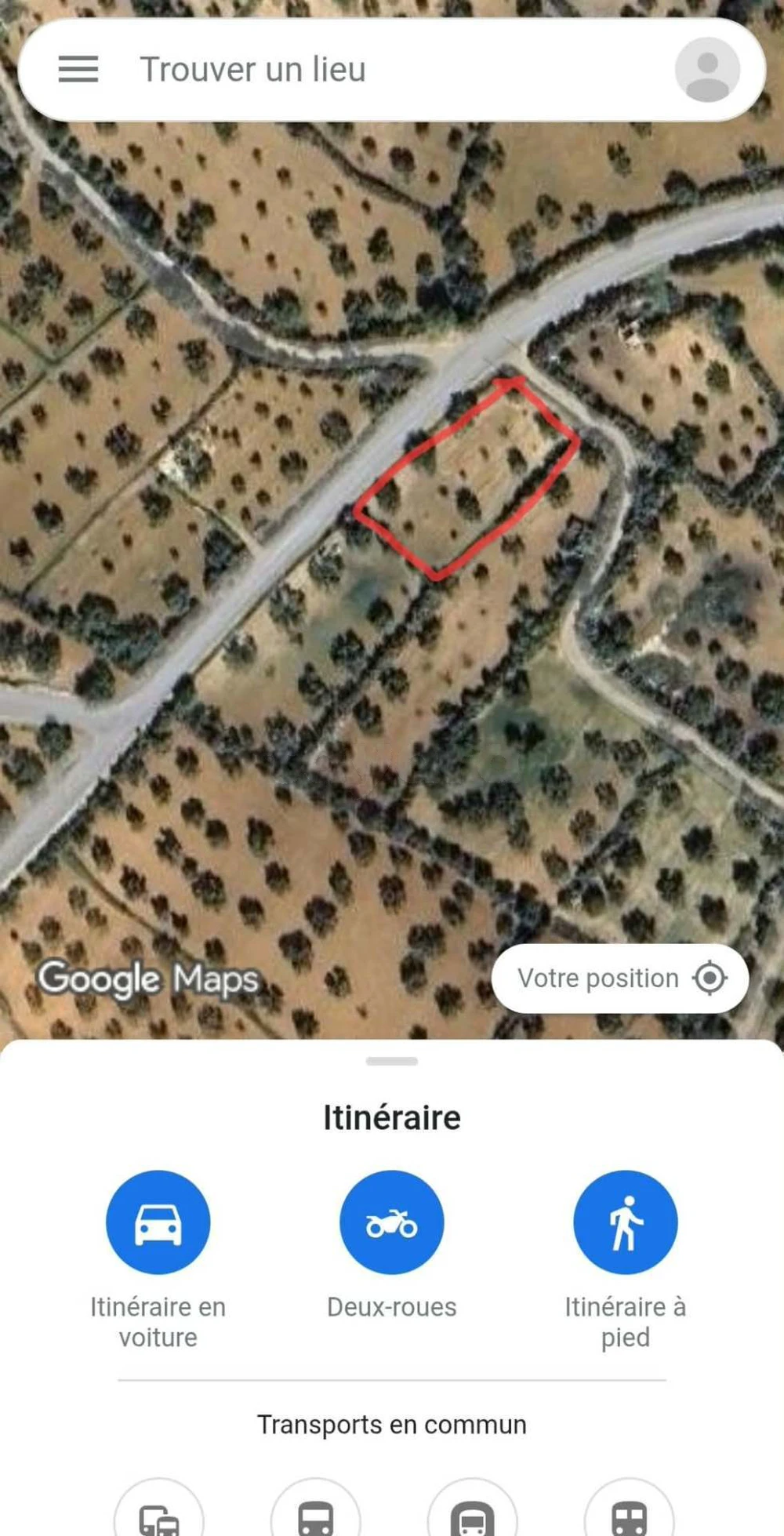 قطة أرض للبيع Terrain à vendre