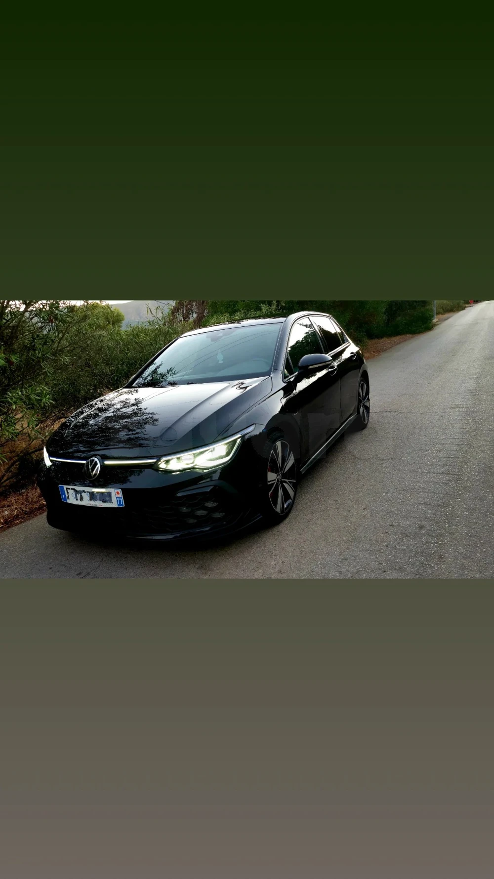 Carte voiture Volkswagen Golf