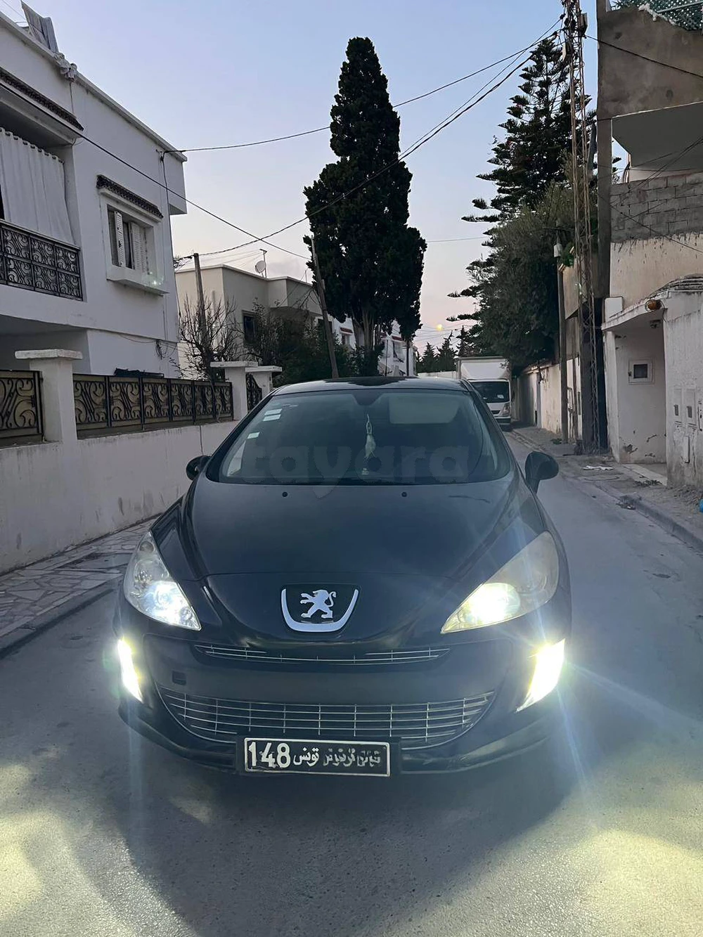 Carte voiture Peugeot 308