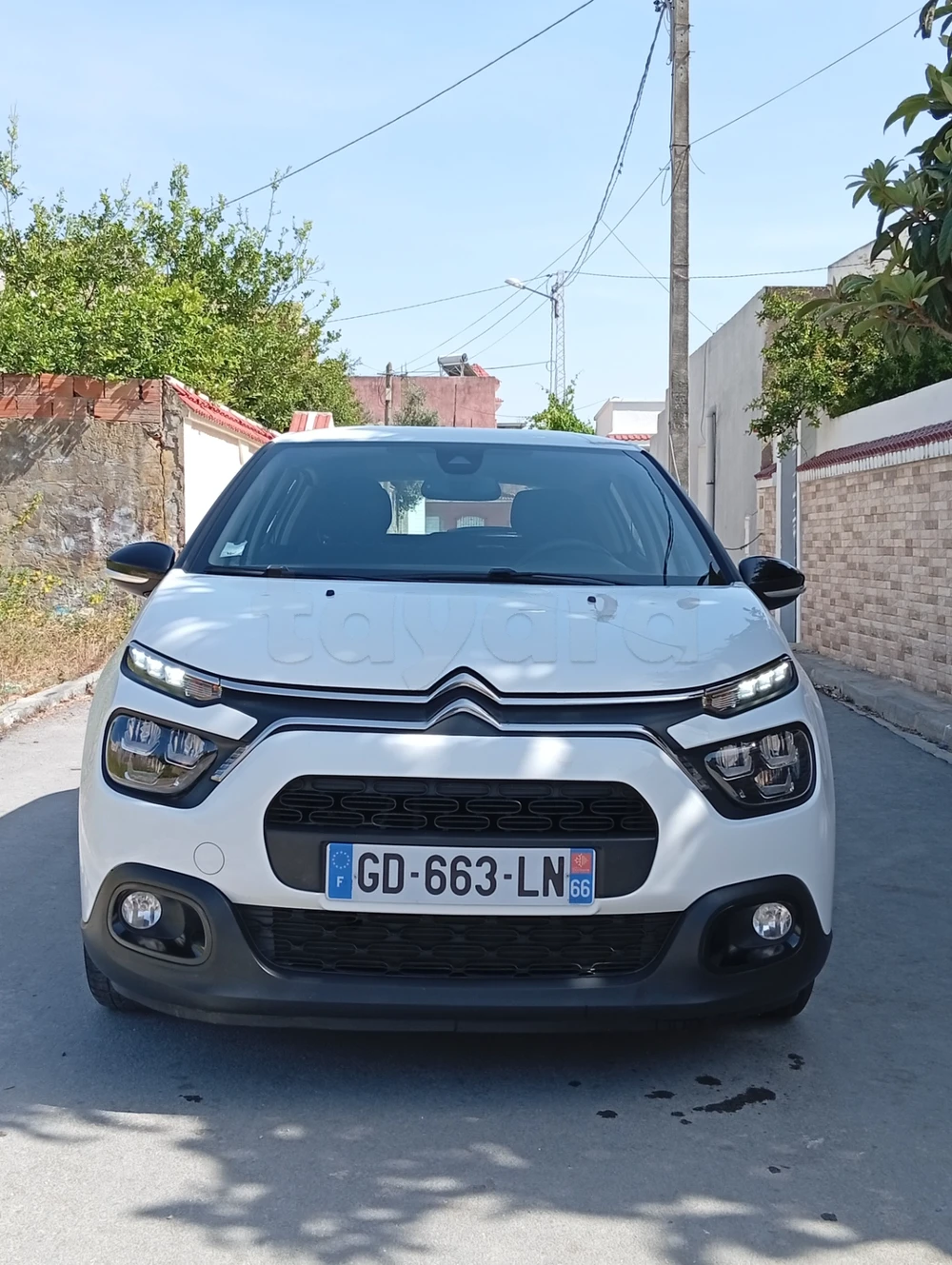 Carte voiture Citroen C3