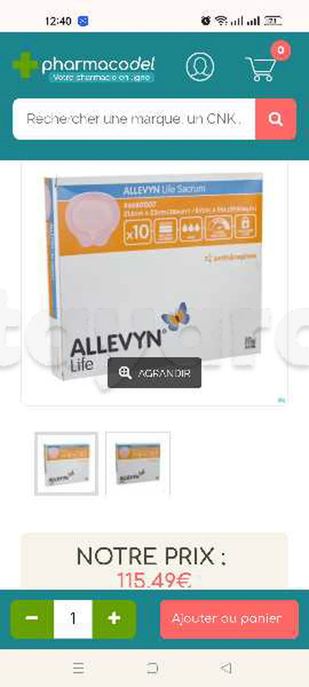 Pansement Allevyn