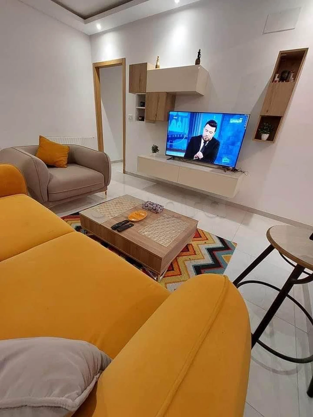 location par jour S+2 appartement meublé location par nuitée face monoprix S+1 ennasr

s1 s2 S+1