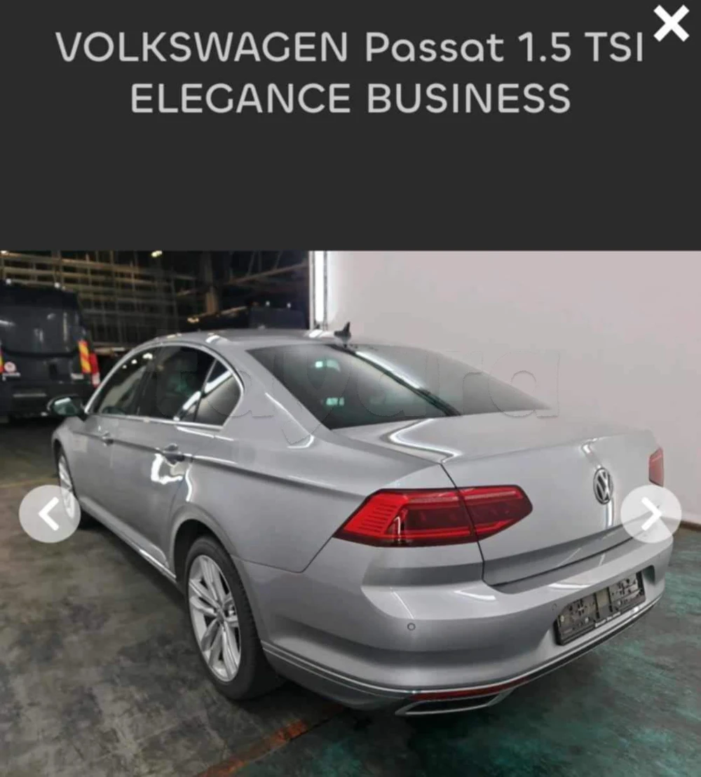 Carte voiture Volkswagen Passat