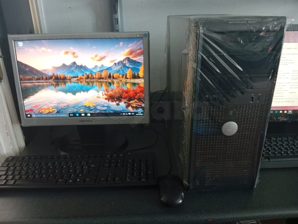🚀 Pack Ordinateur de Bureau Dell Fixe / Processeur 4 Cœurs / 4 Go RAM / Idéal Bureautique, Caisse & PME