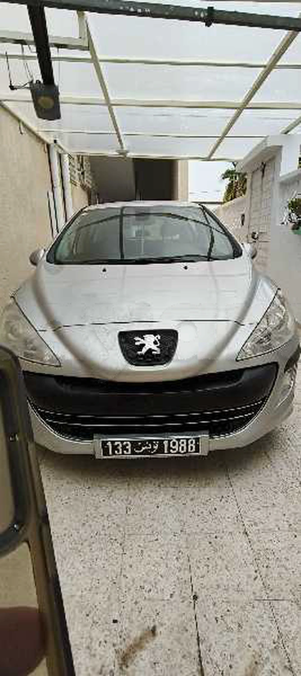 Carte voiture Peugeot 308