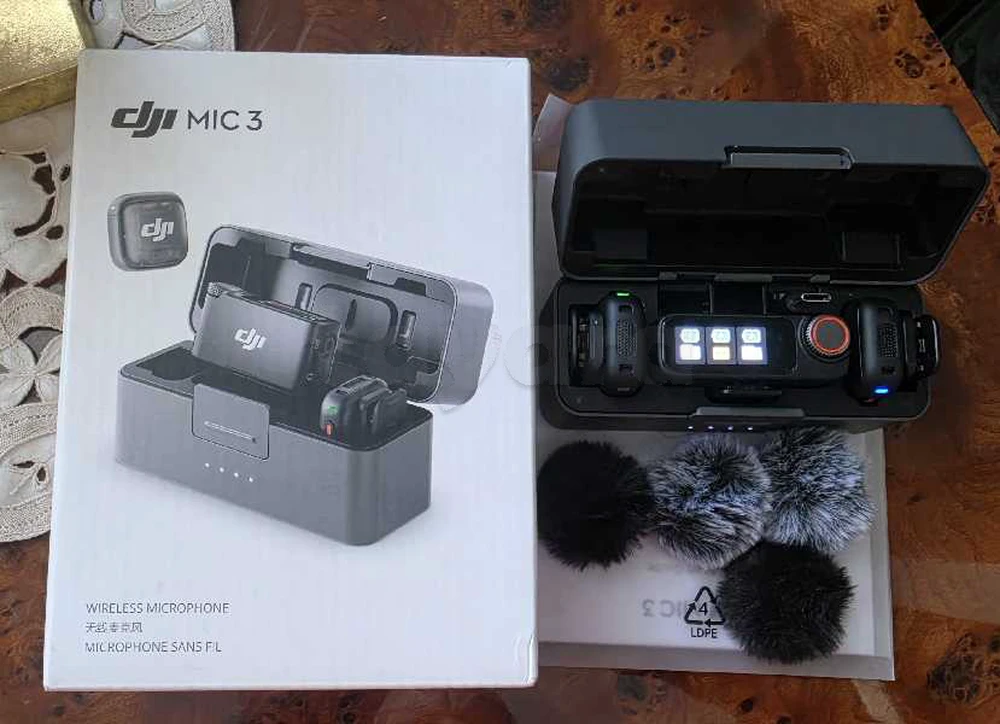 Dji mic 3 2TX+1RX+ boîtier de recharge