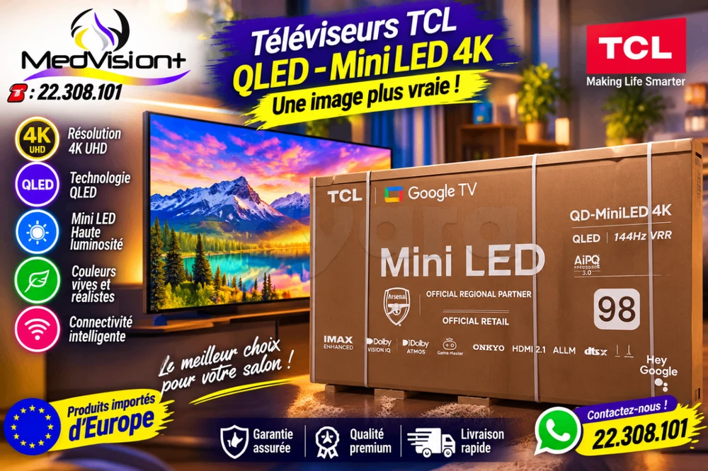 👉 98 pouces TCOL Mini led _Européenne_
