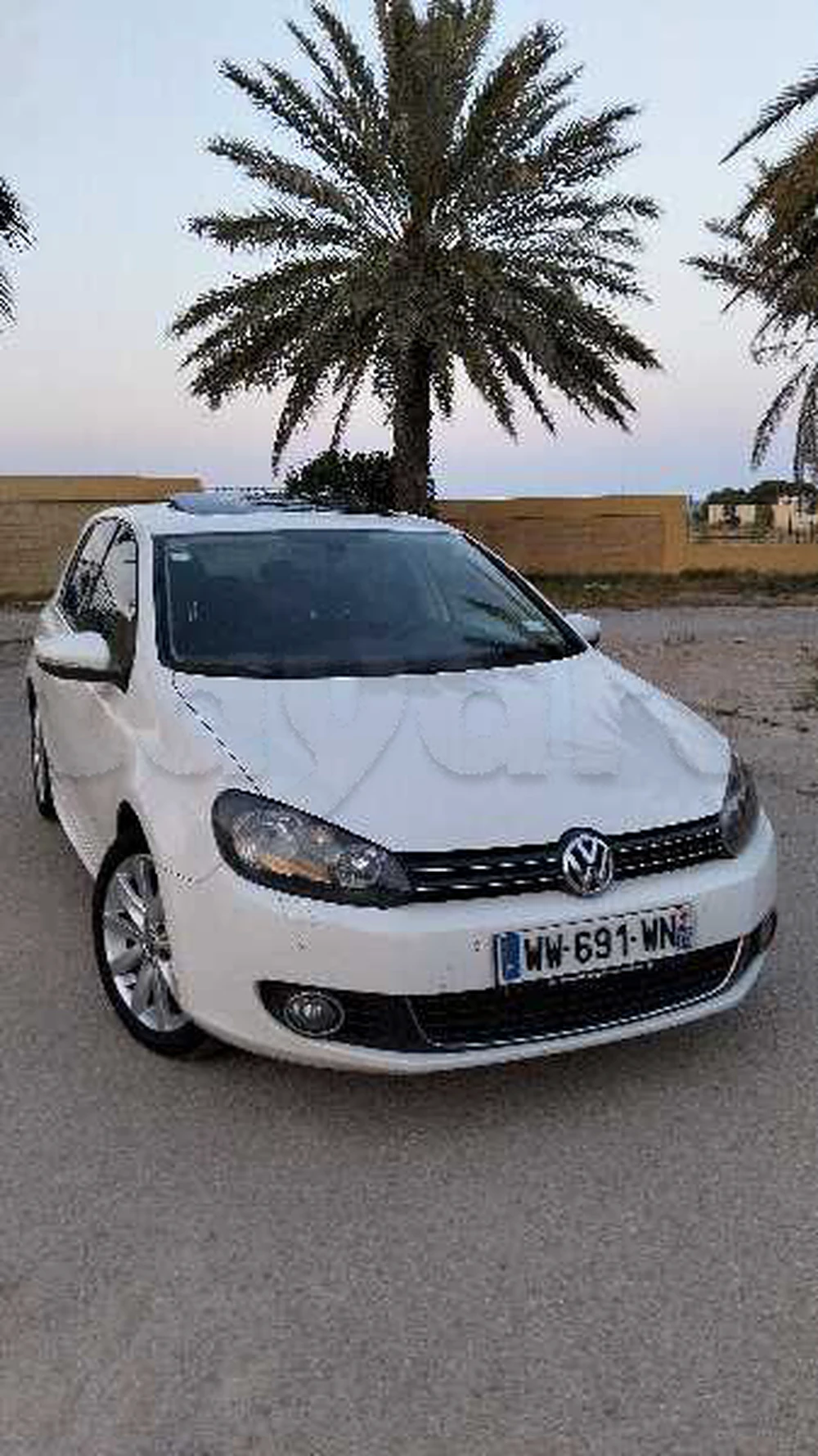 Carte voiture Volkswagen Golf