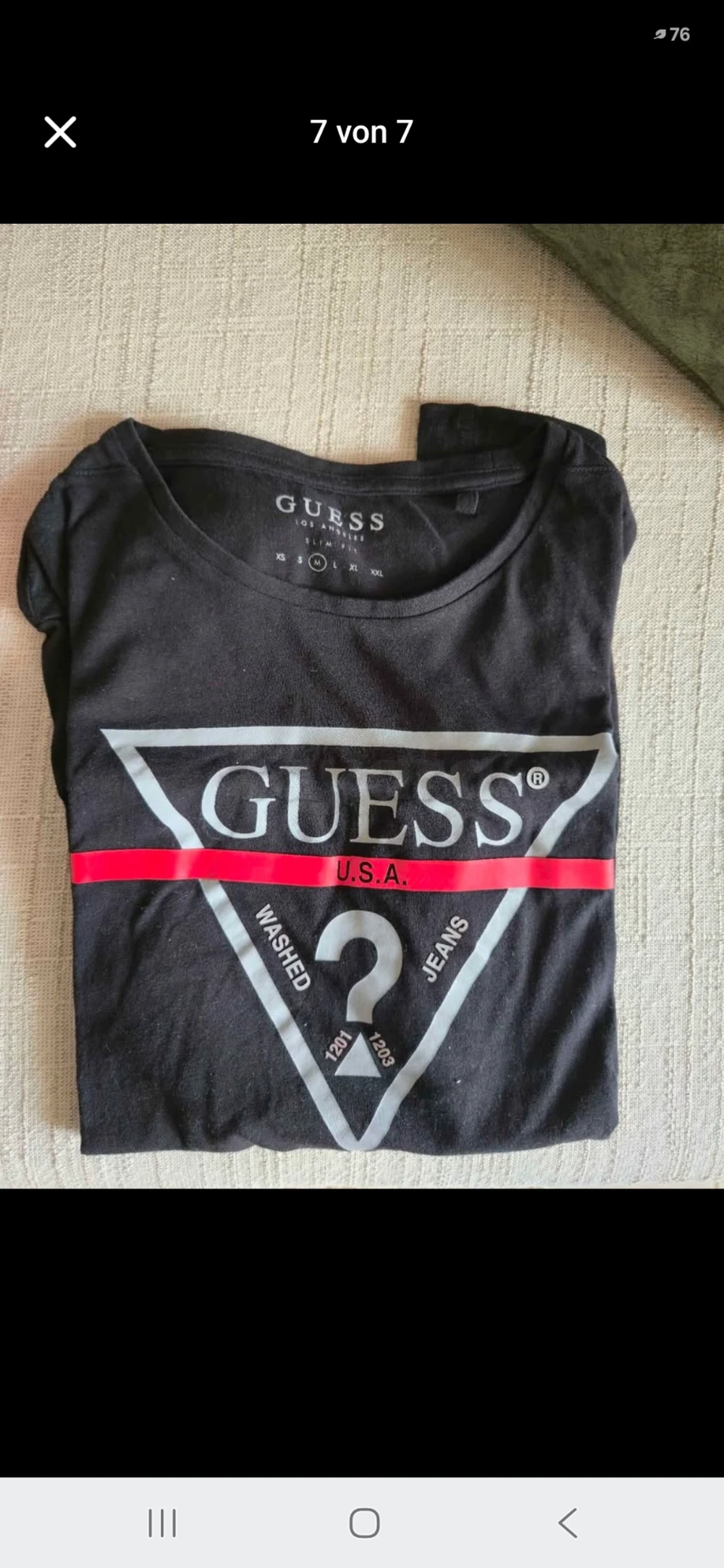 GUESS T Shirt Original importe de la Suisse. Comme Neuf