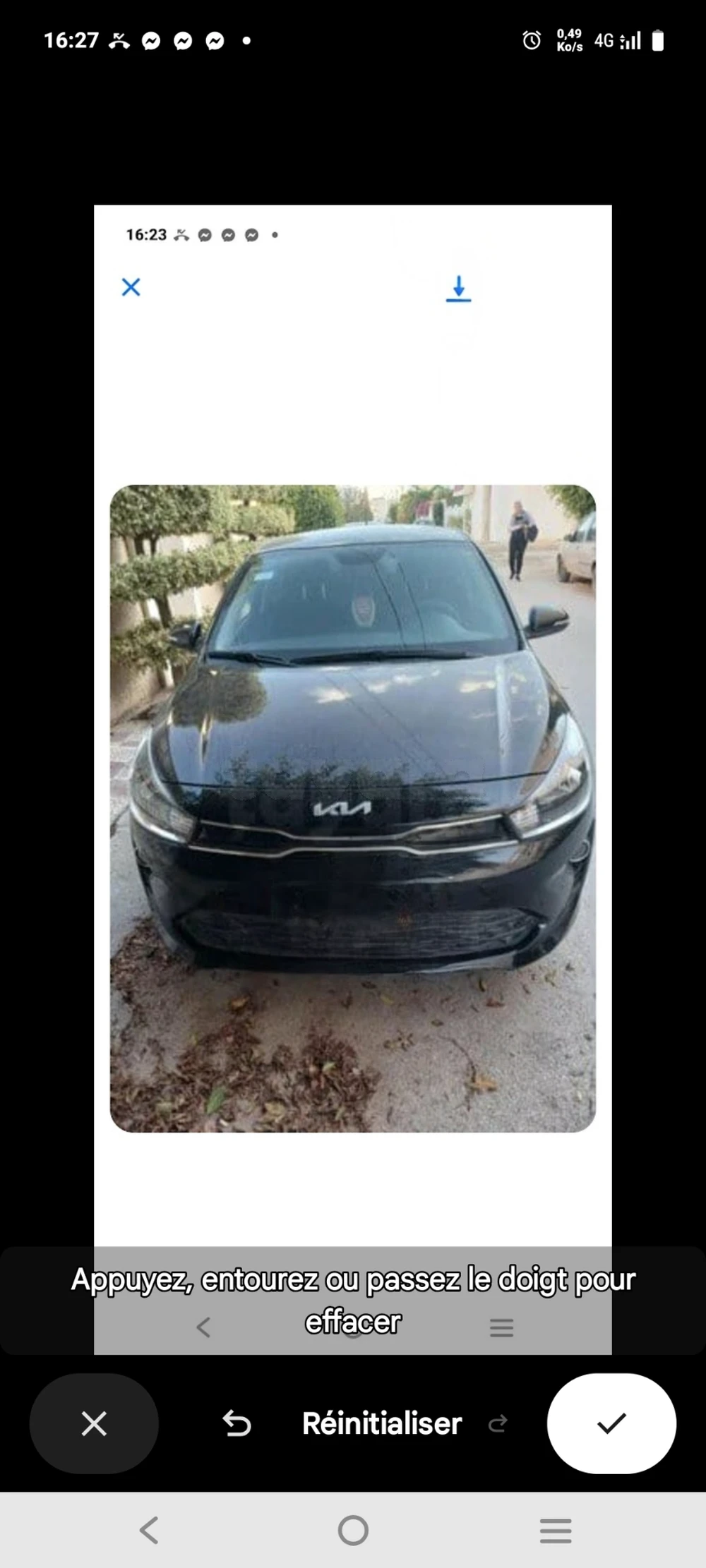 Carte voiture Kia Rio