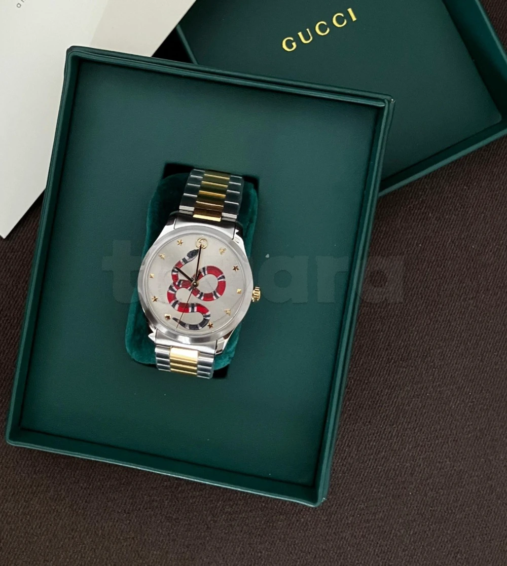 Gucci Gucci Unisex's G-Timeless Silver Dial Watch