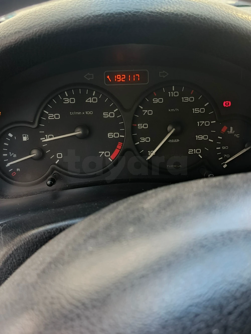 Carte voiture Peugeot 206