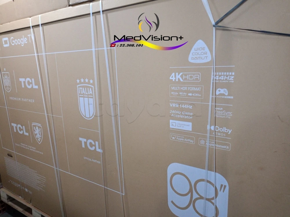 👉 TCL 98pouces SMART Qled 4K _Avec Livraison_