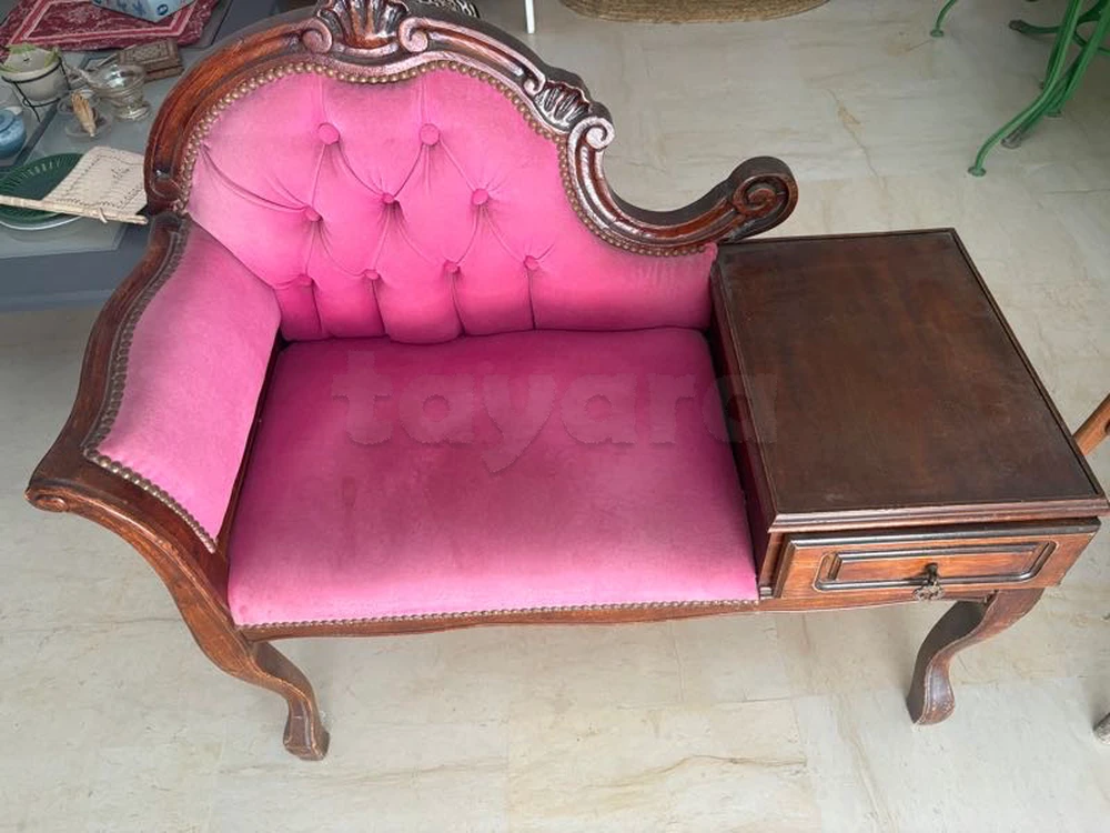 Fauteuil téléphone style Louis XV