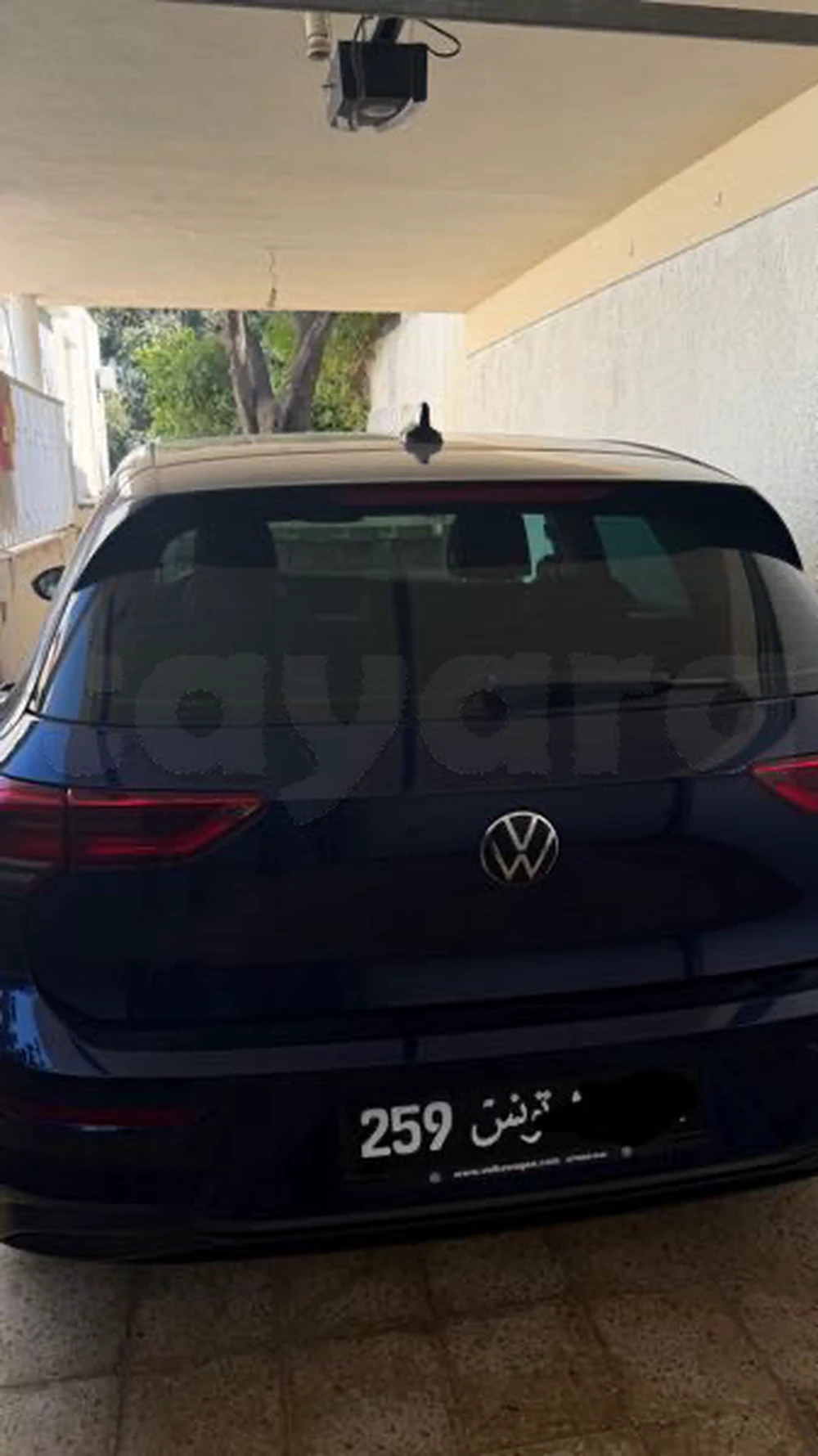 Carte voiture Volkswagen Golf