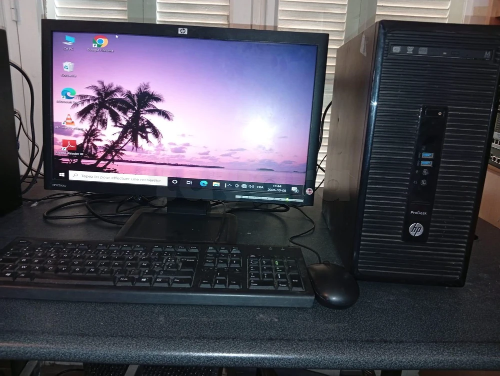 PC Bureau HP ProDesk Complet / Intel Core i3-6éme / 8 Go RAM