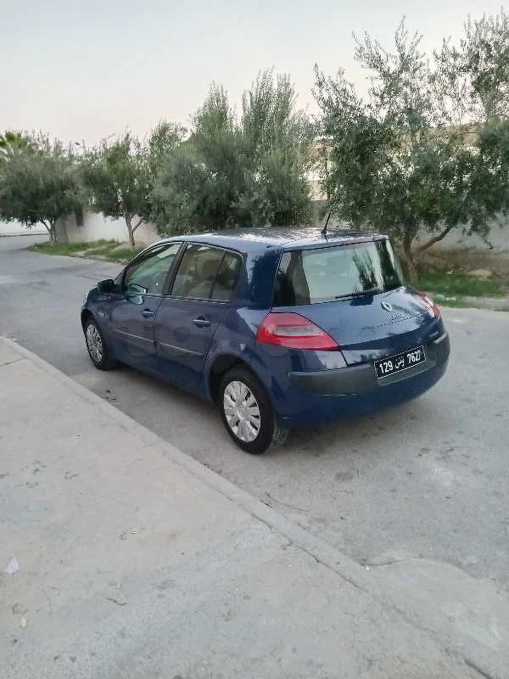 Carte voiture Renault Megane