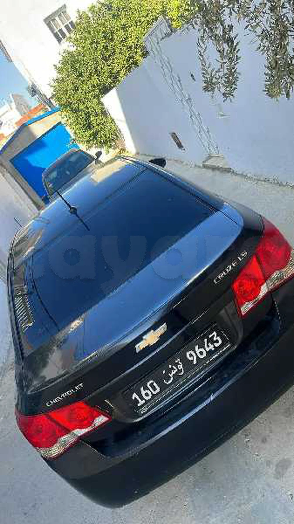 Carte voiture Chevrolet Cruze