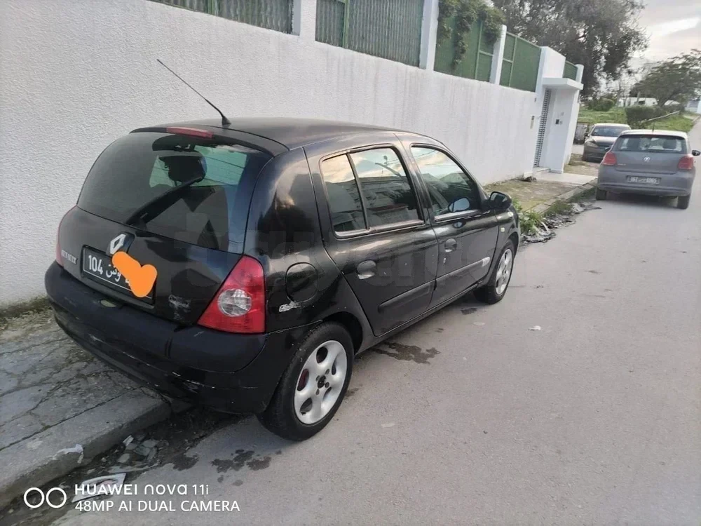 Carte voiture Renault Clio