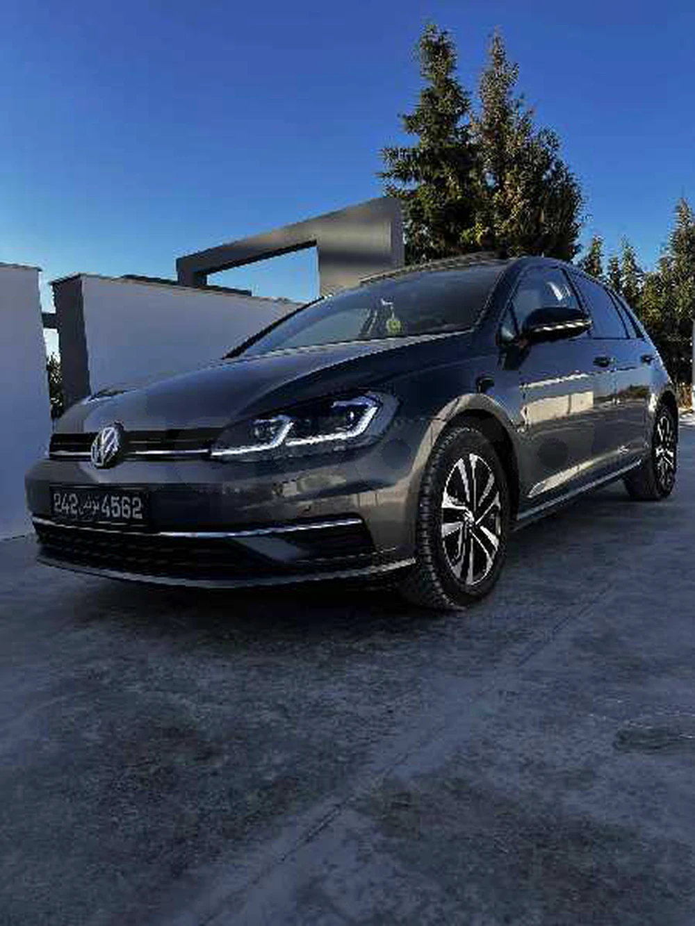 Carte voiture Volkswagen Golf 7