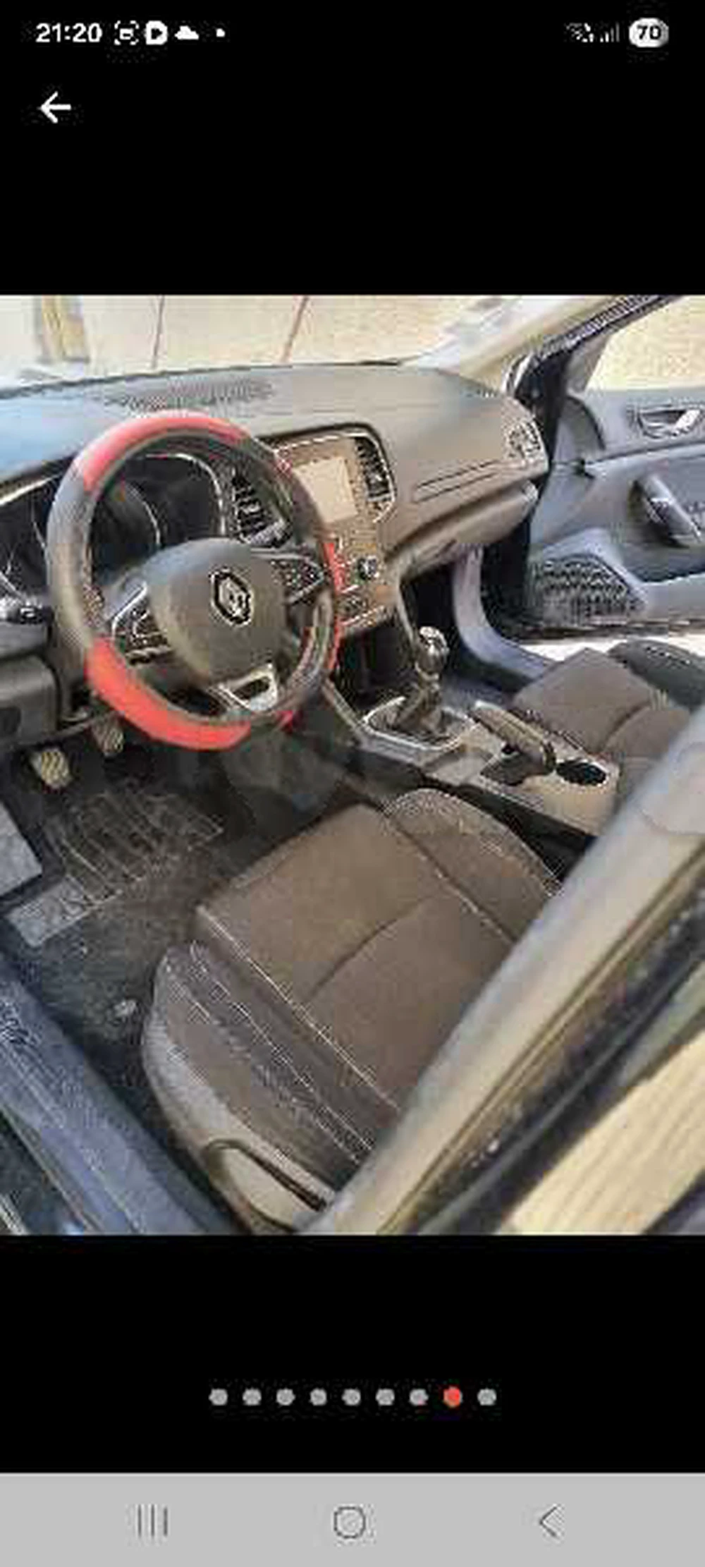 Carte voiture Renault Megane