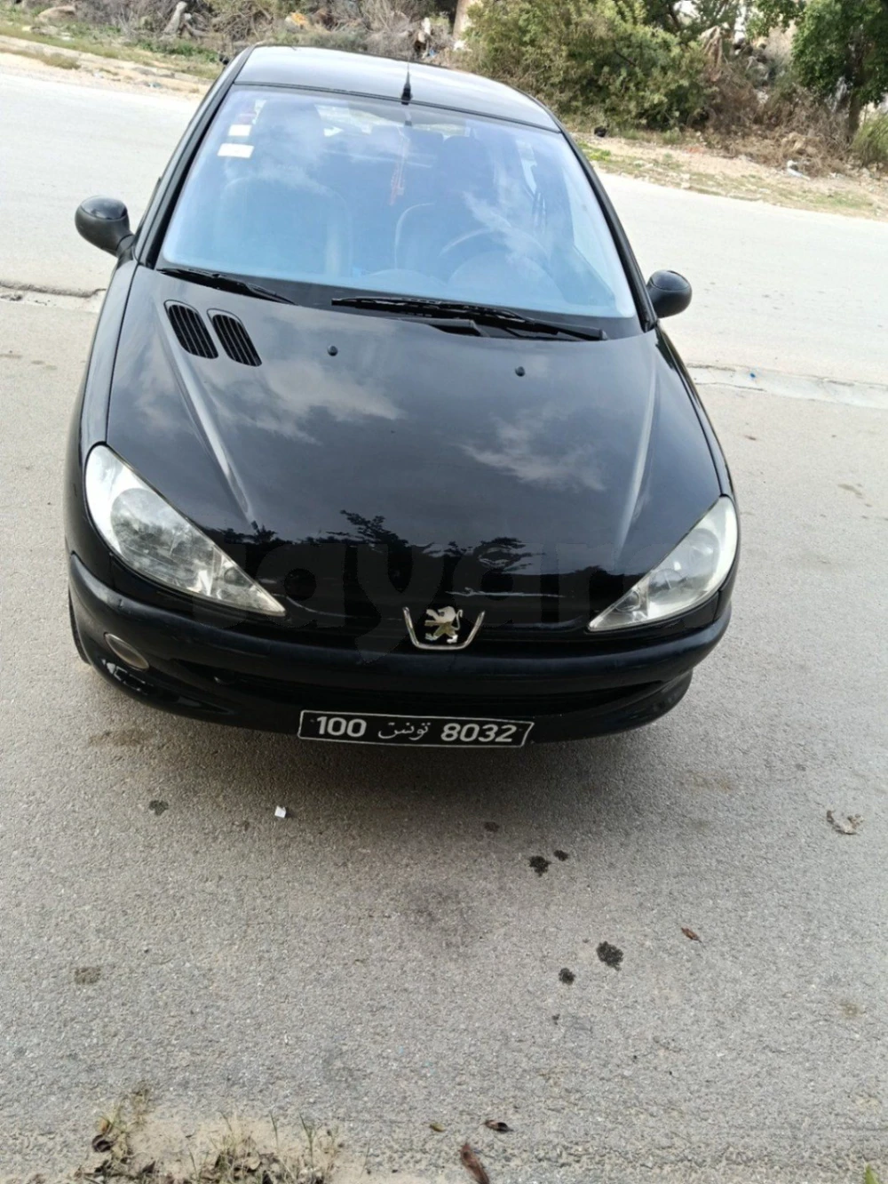 Carte voiture Peugeot 206