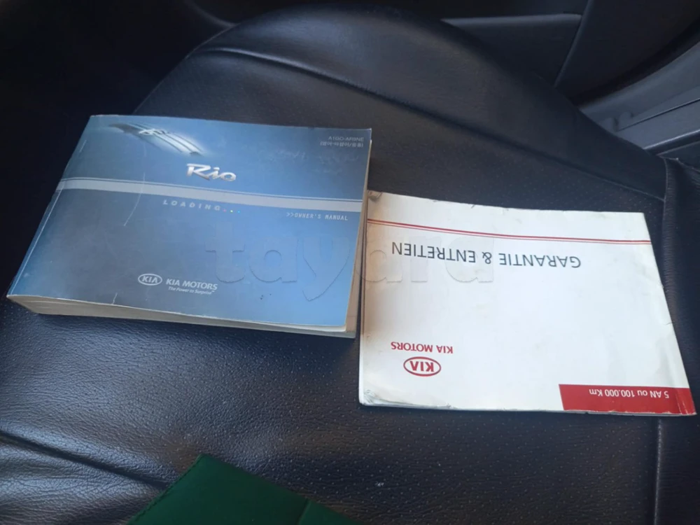 Carte voiture Kia Rio