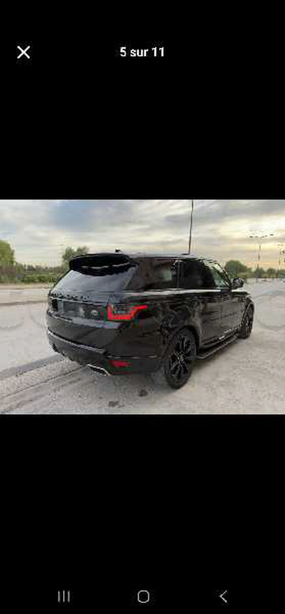 Carte voiture Land Rover Range Rover Sport