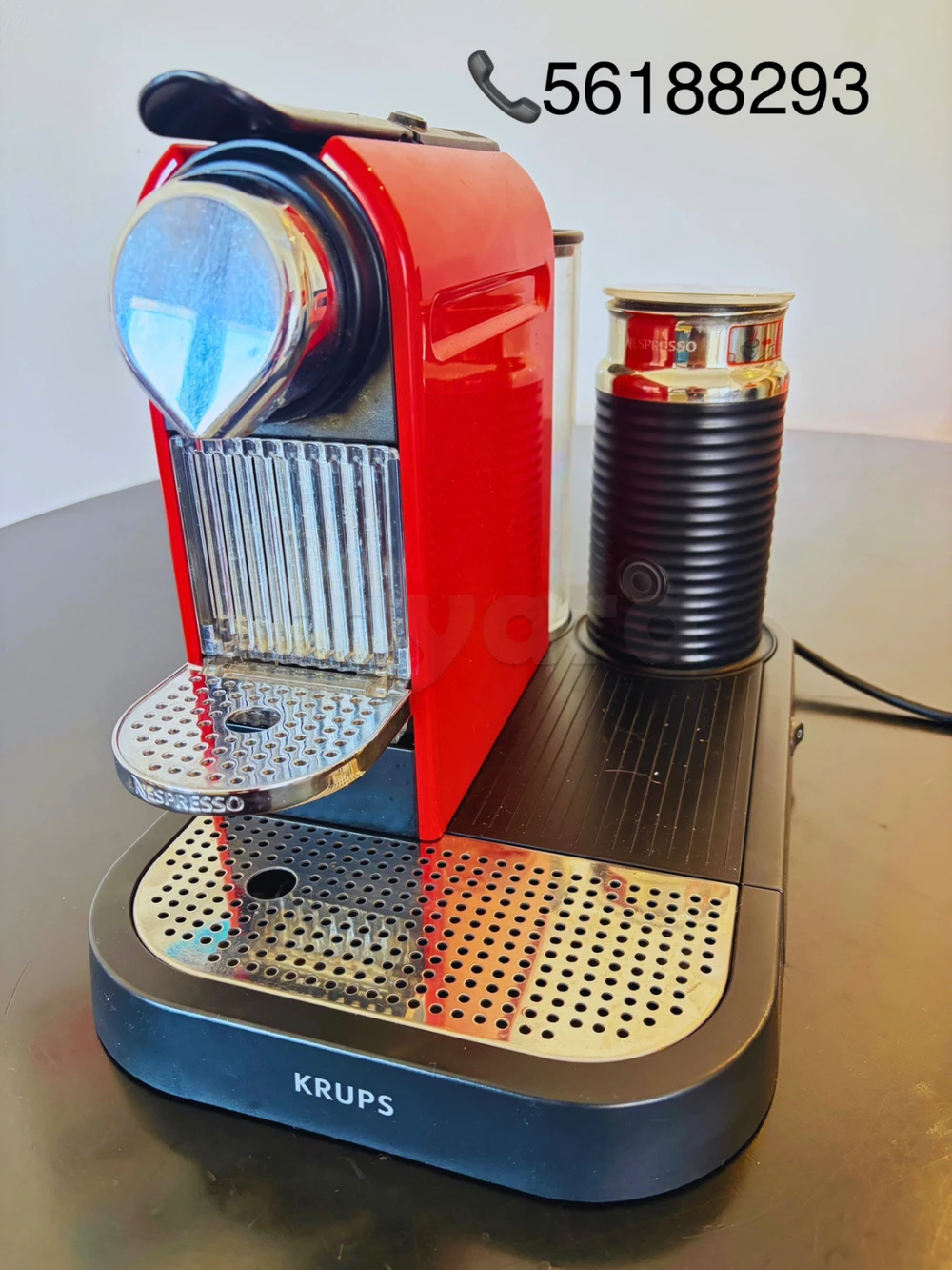 📢 Machine à Café Nespresso Krups CitiZ & Milk (Rouge) – Excellent État ! ☕