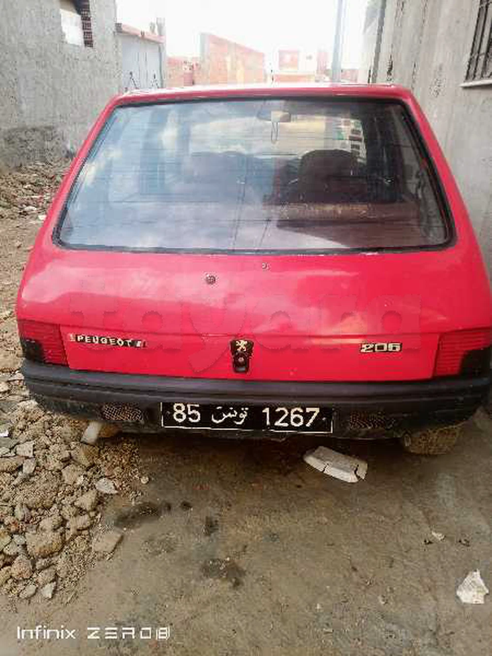 Carte voiture Peugeot 205