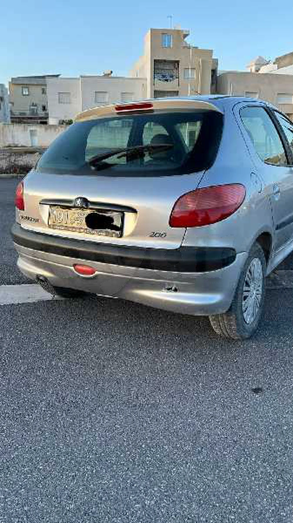 Carte voiture Peugeot 206