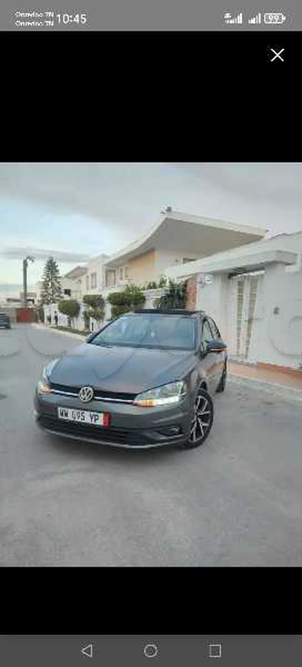 Carte voiture Volkswagen Golf