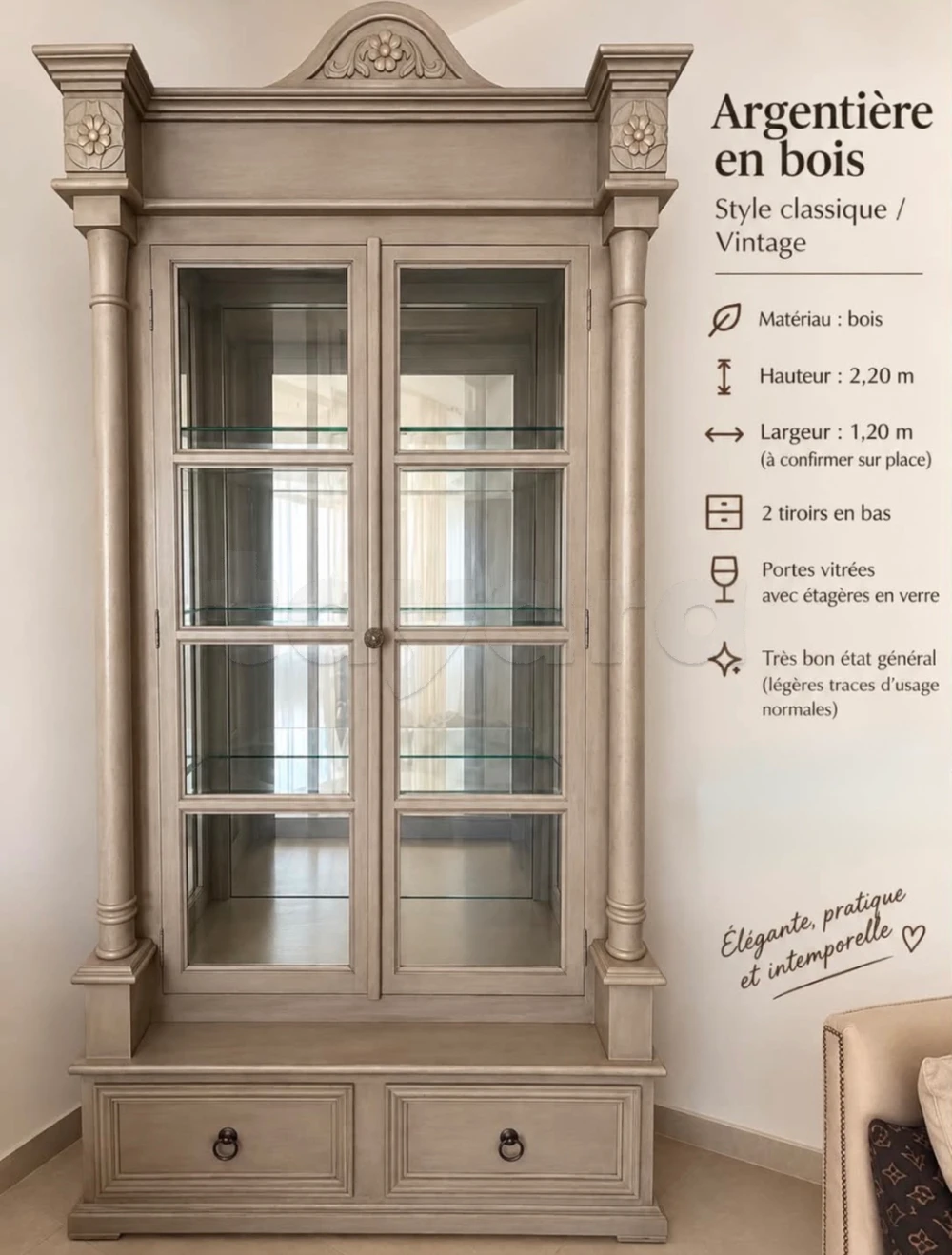 Argentiere en bois