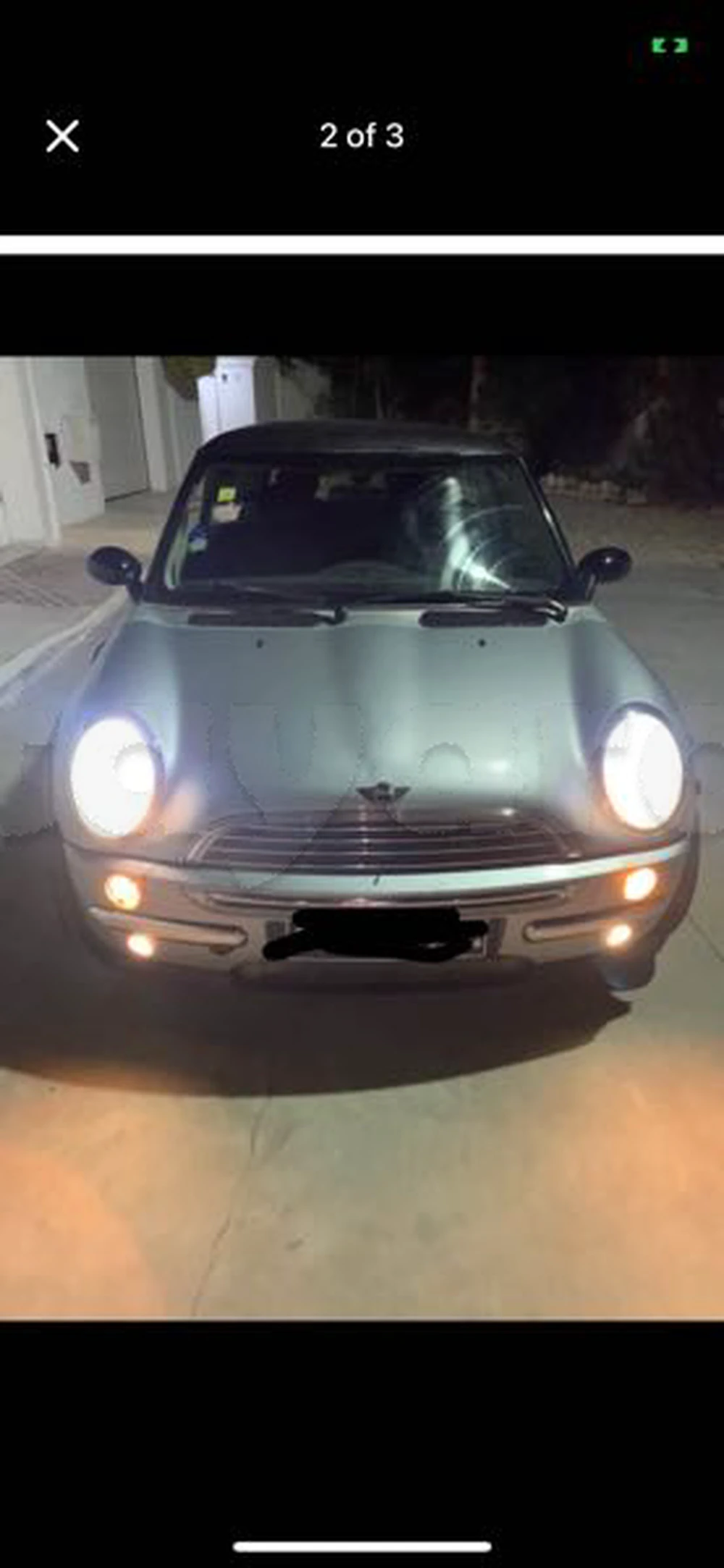 Carte voiture Mini Cooper