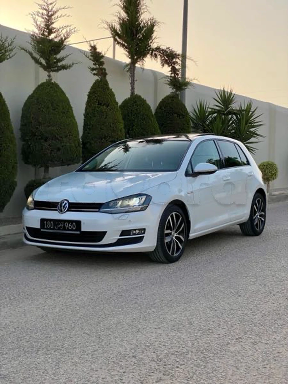 Carte voiture Volkswagen Golf 7