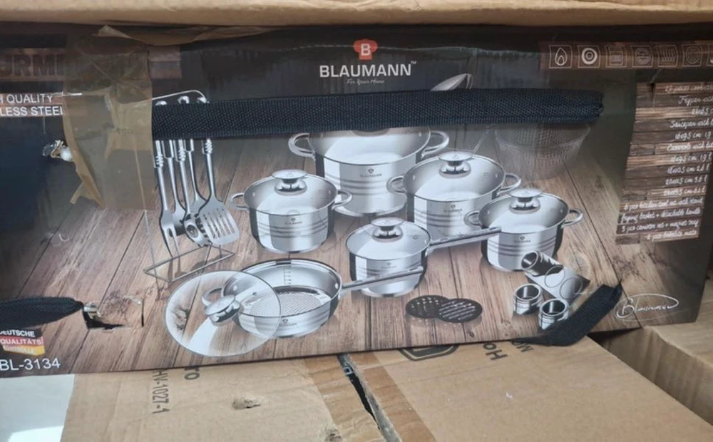 set inox de lux 24 pièces