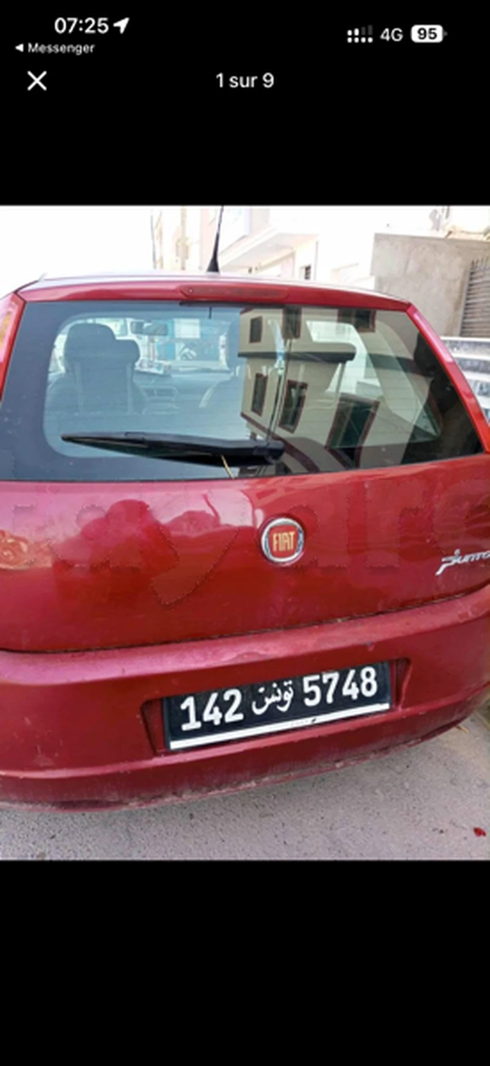 Carte voiture Fiat Punto