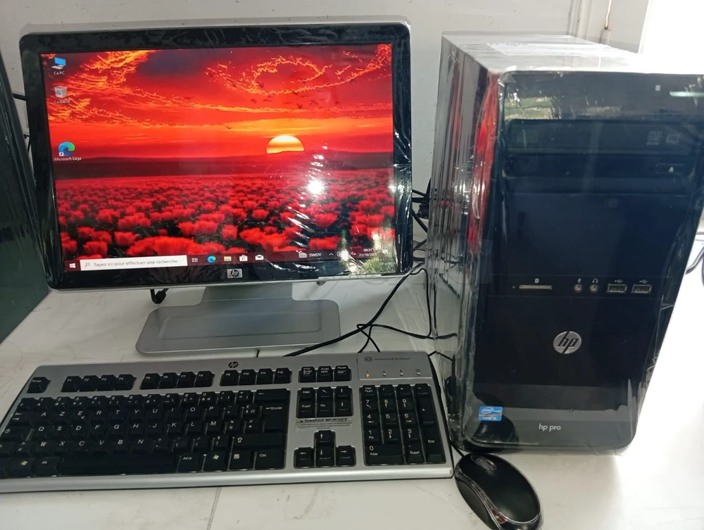 PC de Bureau HP Pro | Core i7-3770 | 8 Go RAM | Écran