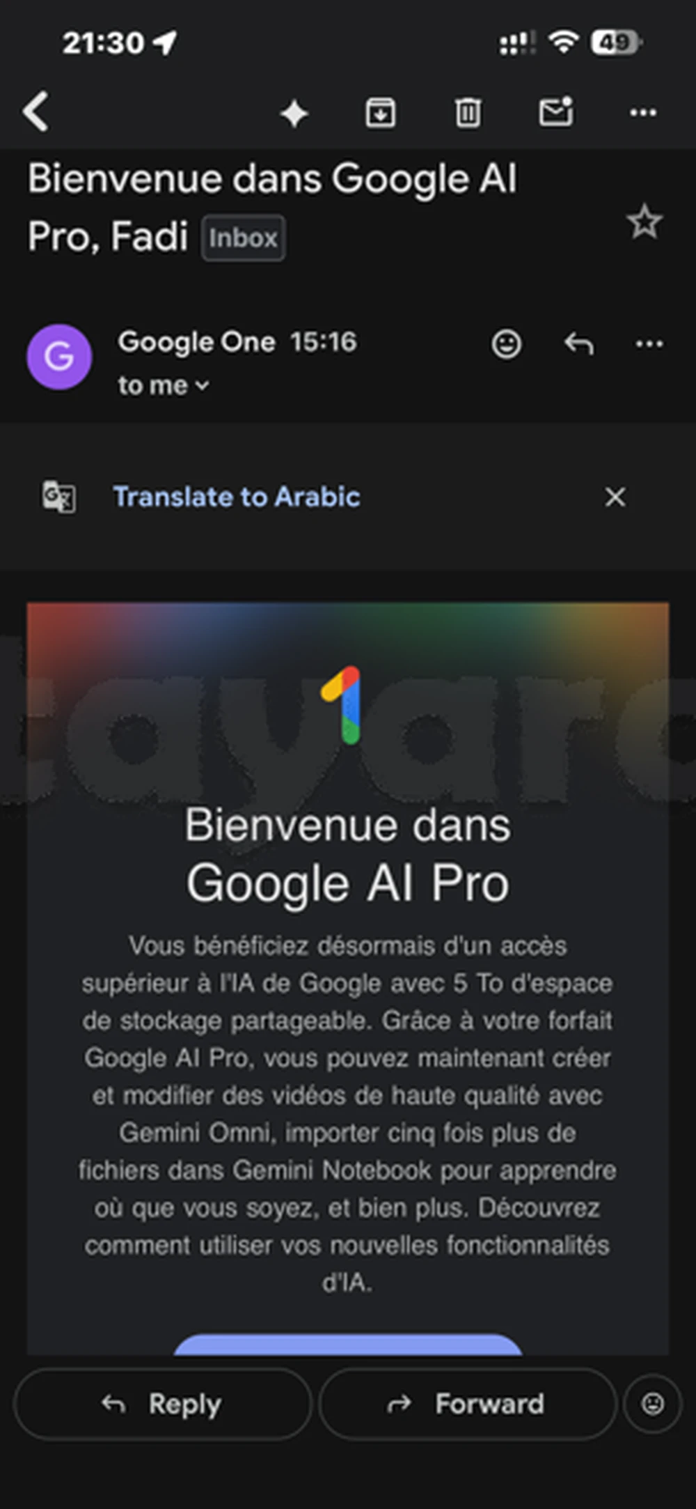 google ai pro 12 mois