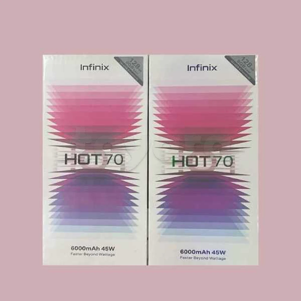 Infinix HOT 70 4G Neuf cacheté validé ✅
➖( 8+8 )/ 256= 650 dt
➖ (6+6)/128 =850 dt
🔶PRIX FIIX NON NÉGOCIABLE 
VENTE EN LIGNE ☎️53137076 DISPO ARIANA /Tunis centre ville