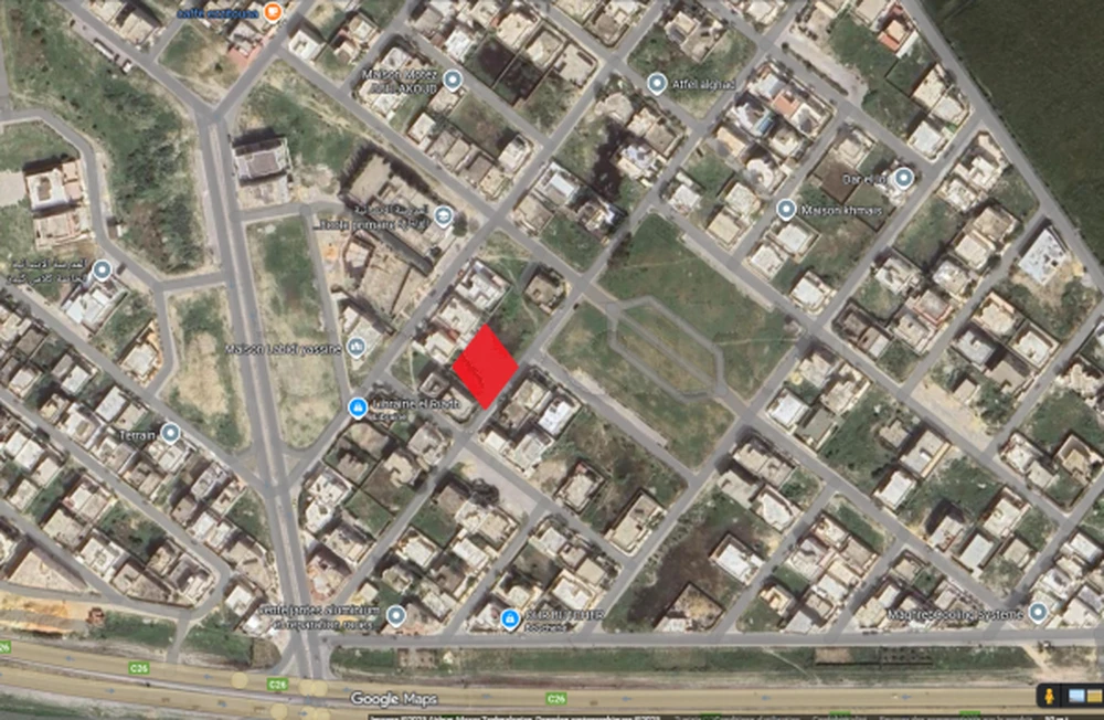 Terrain de 531 m² à Borj Cedria